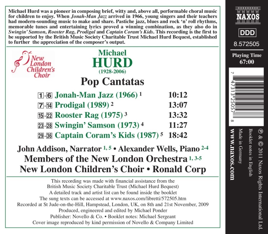 HURD: Pop Cantatas - slide-1