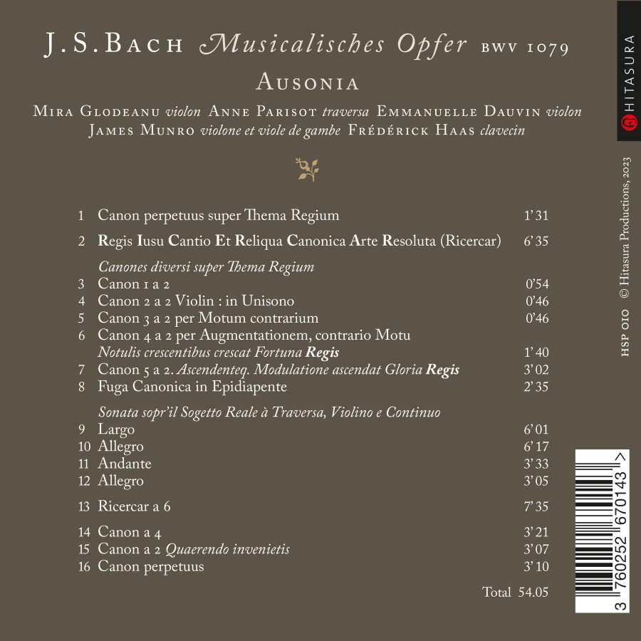 Bach: Musicalisches Opfer - slide-1