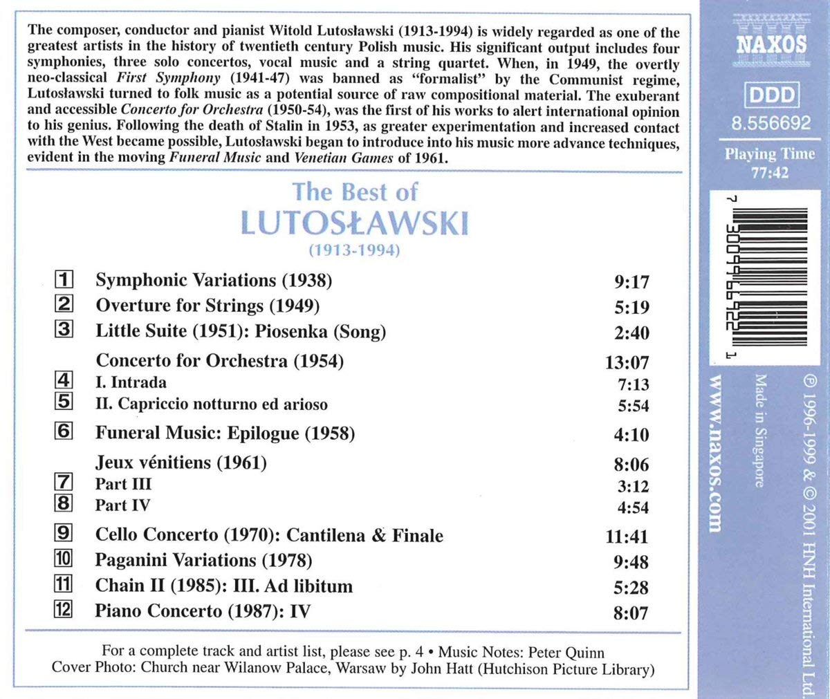 The Best of Lutosławski - slide-1
