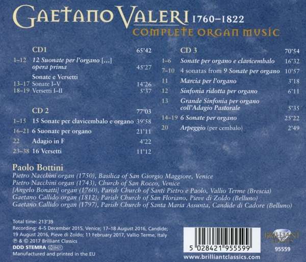 Valeri: Complete Organ Music - slide-1