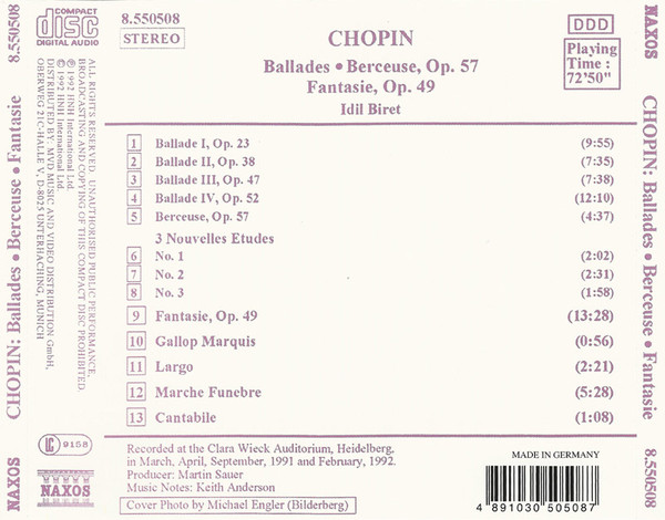 CHOPIN: Ballades, Fantasies, ... - slide-1