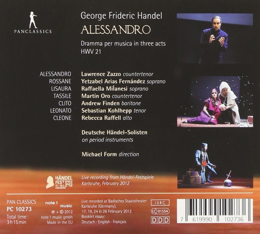 Handel: Alessandro - slide-1