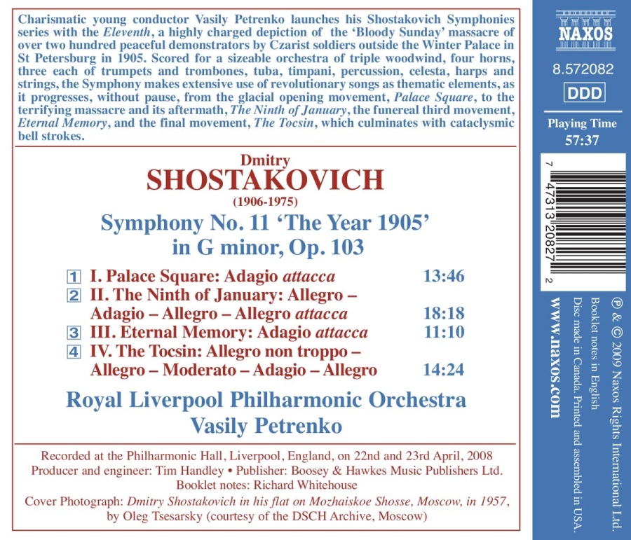 Shostakovich: Symphony No. 11 "The Year 1905" - slide-1