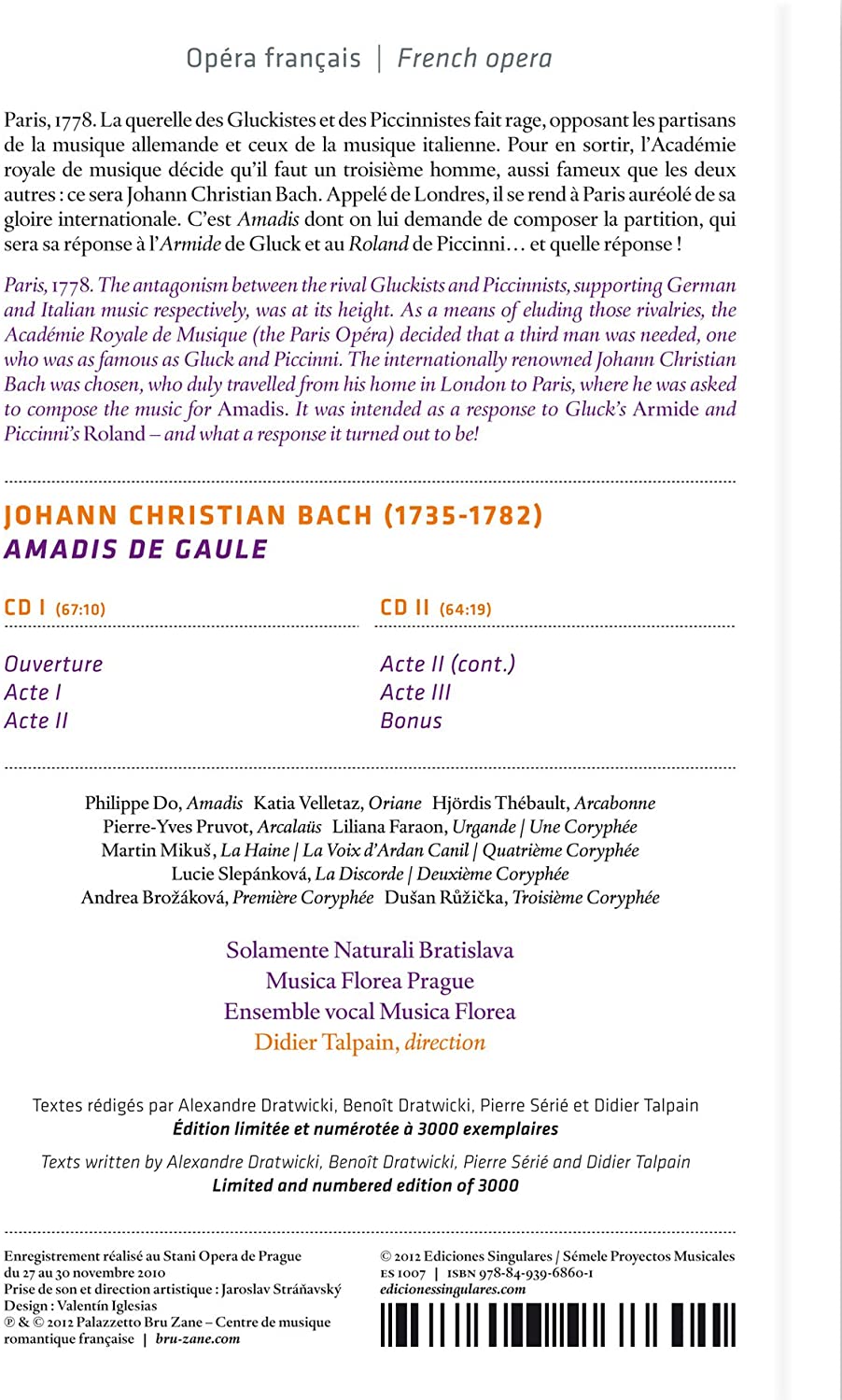 Bach J.Ch: Amadis de gaule - slide-1