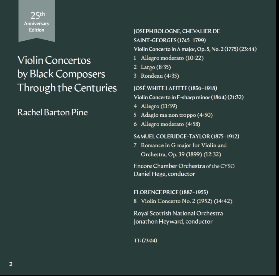 Violin Concertos by Black Composers - slide-1