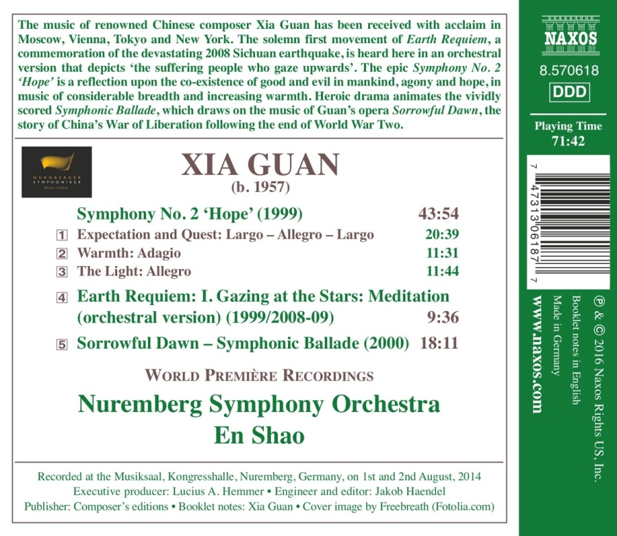 Guan: Symphony No. 2 ‘Hope’ - slide-1