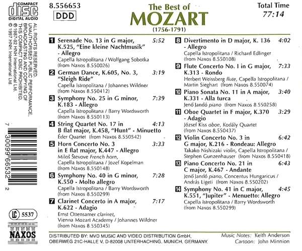 THE BEST OF MOZART - slide-1