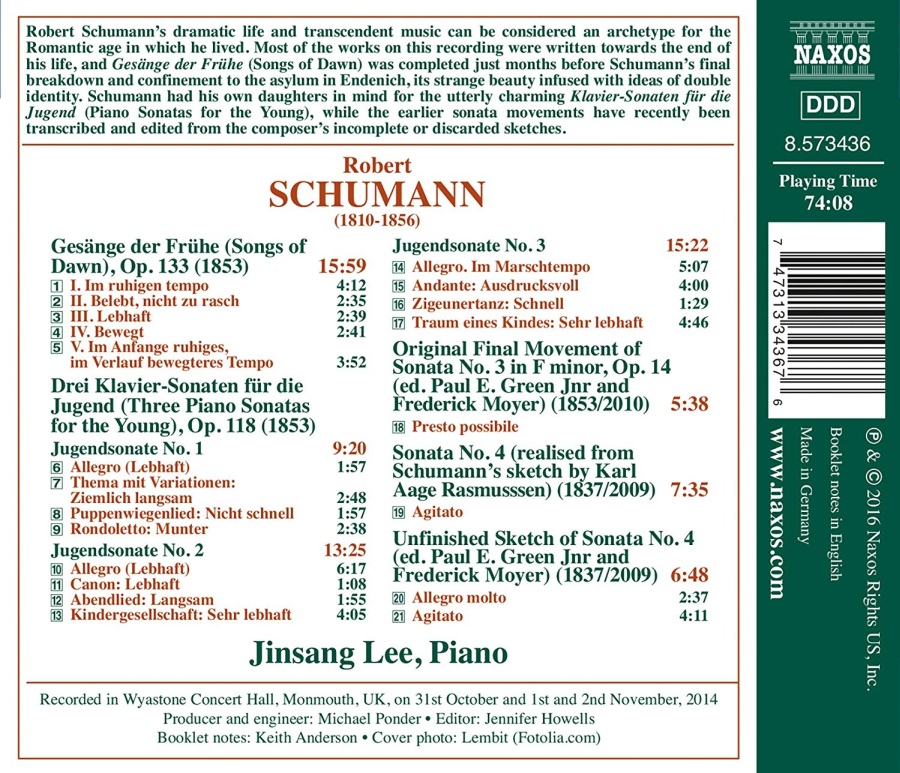 Schumann: Piano Sonatas for the Young - slide-1