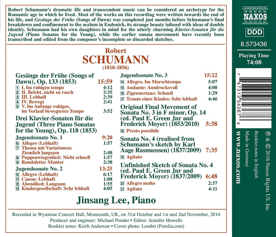 Schumann: Piano Sonatas for the Young - slide-1