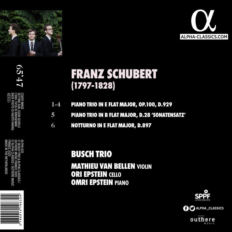Schubert: Trio Opus 100; Sonatensatz & Notturno - slide-1