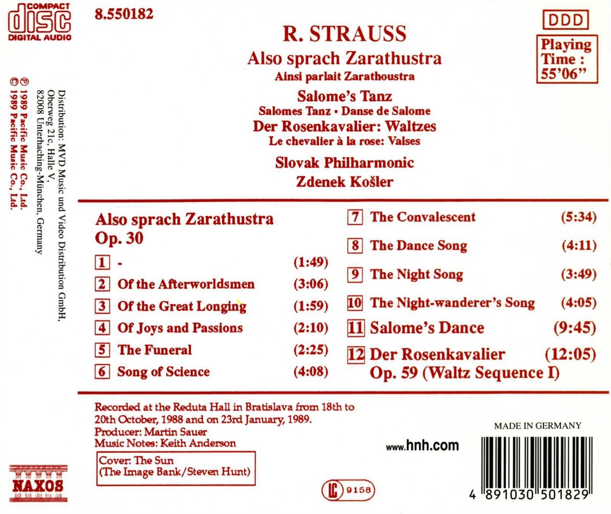 Strauss R.: Zarathustra - slide-1