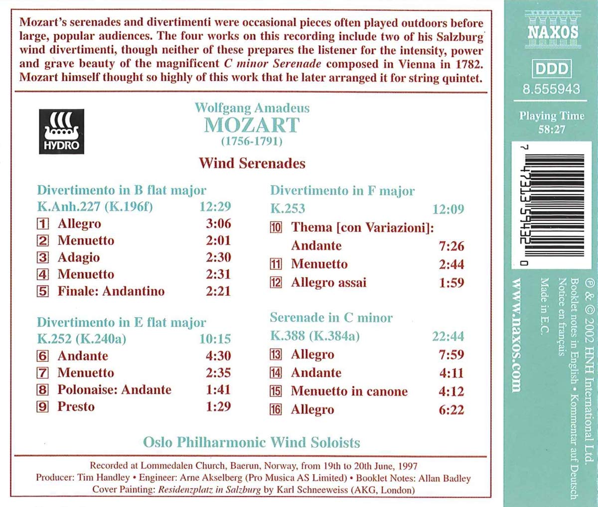 MOZART: Wind Serenades - slide-1