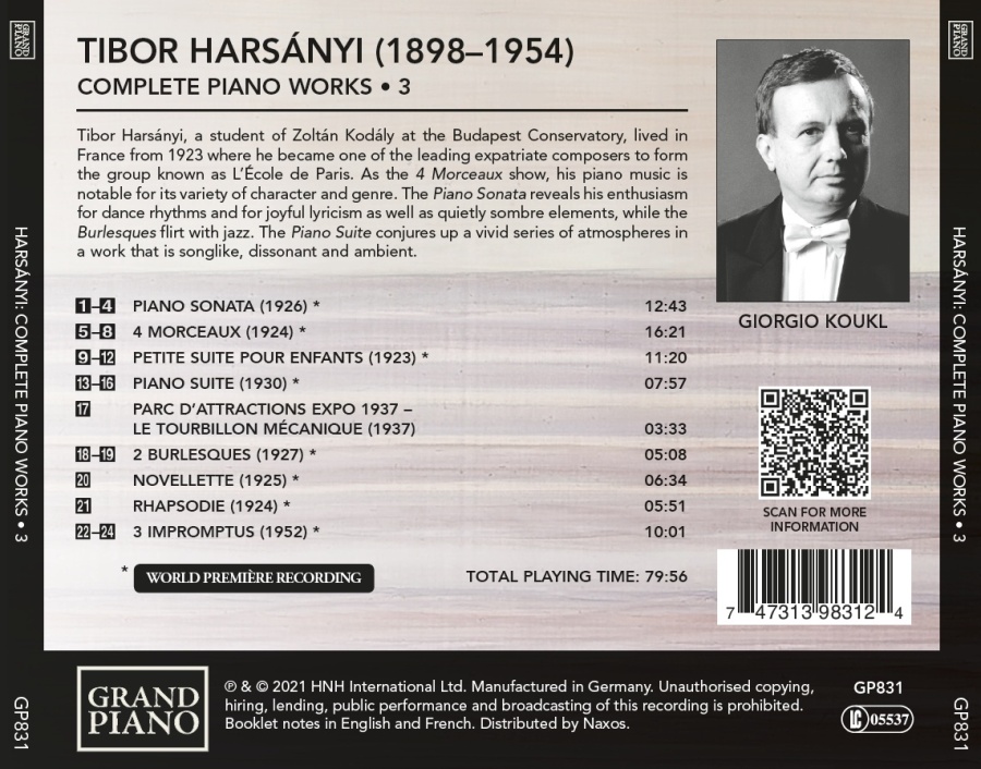 Harsányi: Complete Piano Works • 3 - slide-1