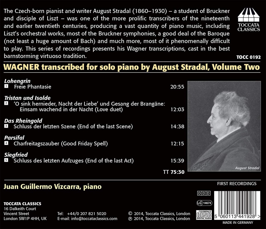 Wagner: Transcriptions for solo piano by August Stradal Vol. 2 - slide-1