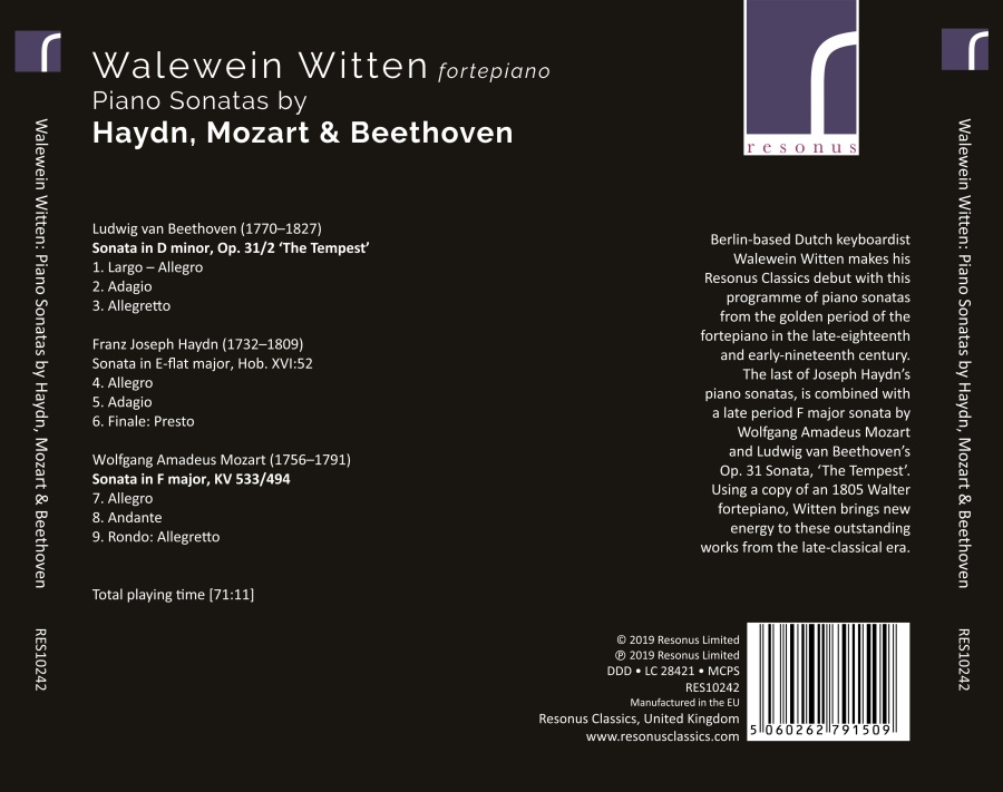 Piano Sonatas by Haydn, Mozart & Beethoven - slide-1