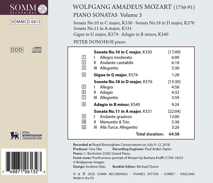 Mozart: Piano Sonatas Vol. 3 - slide-1