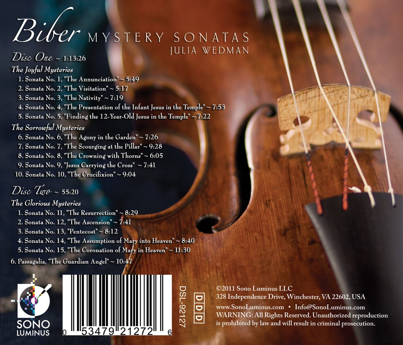 Biber: Mystery Sonatas (Sonaty Różańcowe) - slide-1