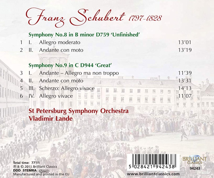 Schubert: Symphonies 8 & 9 - slide-1
