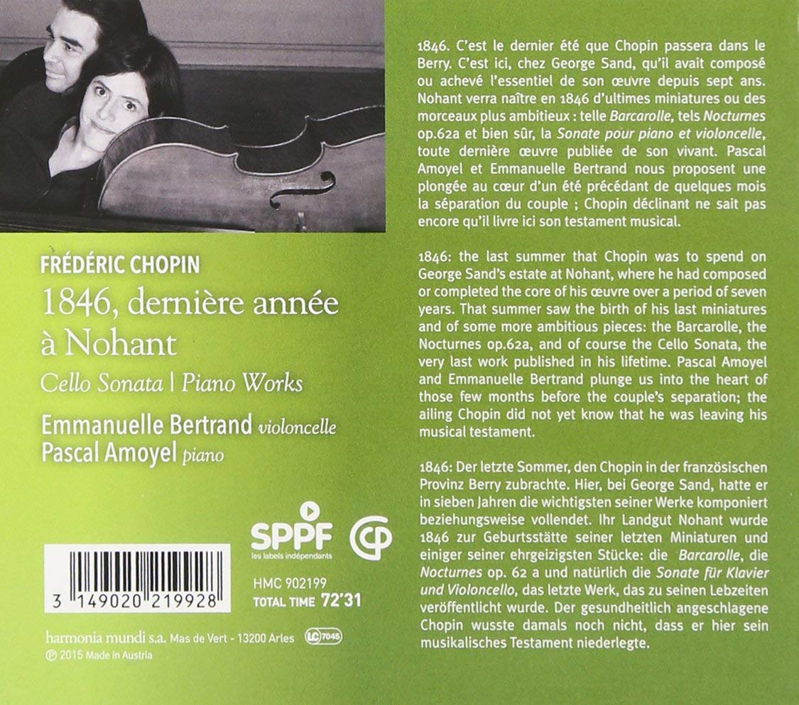 Chopin: 1846, dernière année à Nohant - Cello Sonata & Piano Works - slide-1