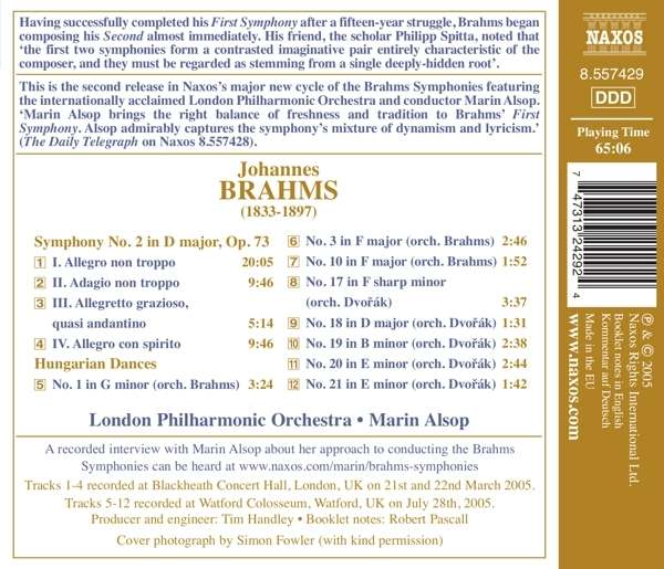BRAHMS: Symphony no. 2 - slide-1