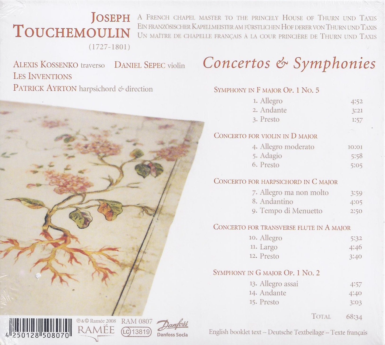 Touchemoulin: Concertos & Symphonies - slide-1