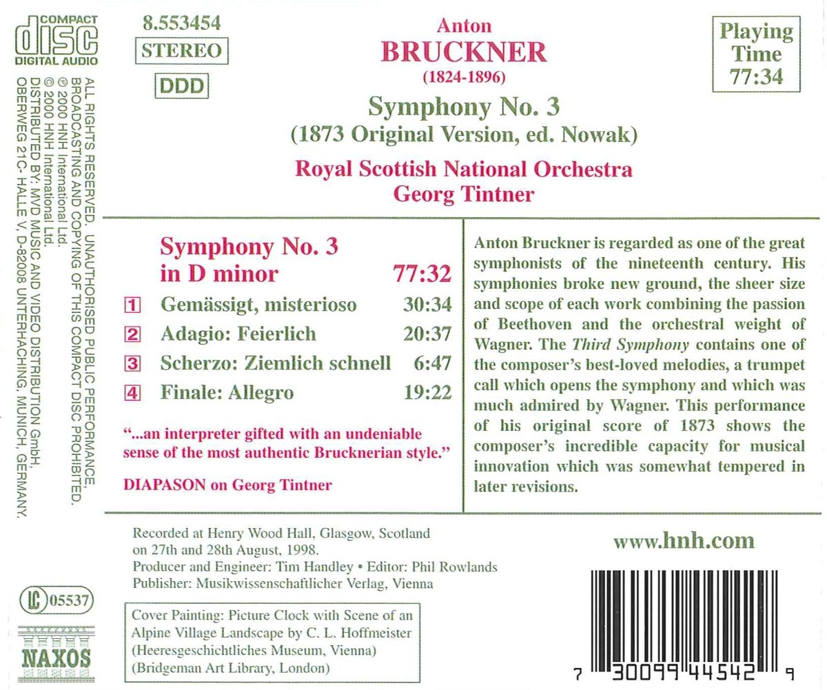 BRUCKNER: Symphony no. 3 - slide-1
