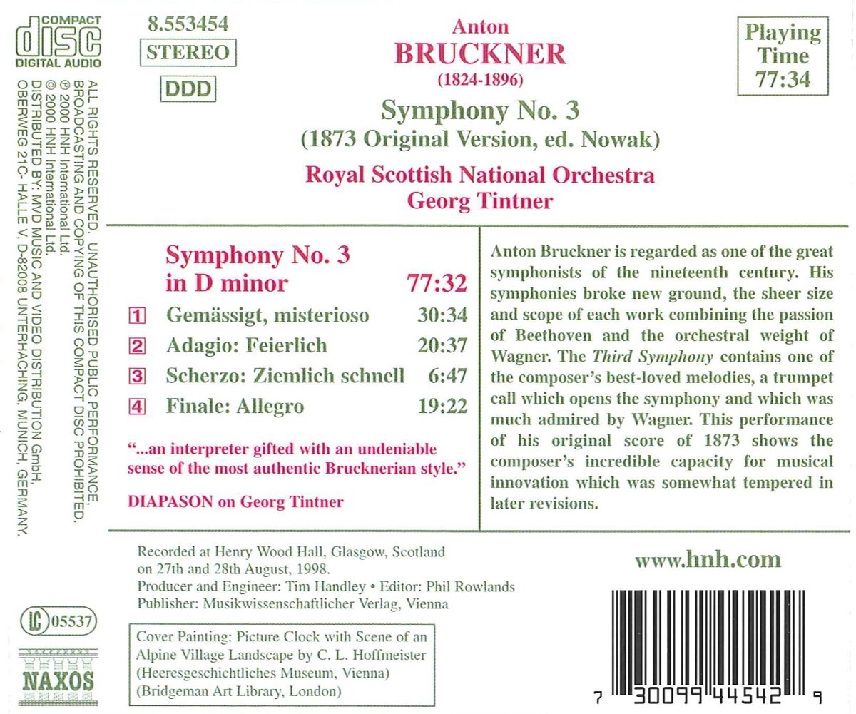 BRUCKNER: Symphony no. 3 - slide-1