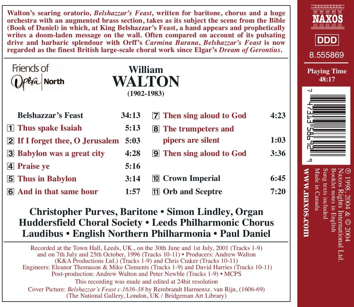 WALTON: Belshazzar's Feast, Crown Imperi - slide-1