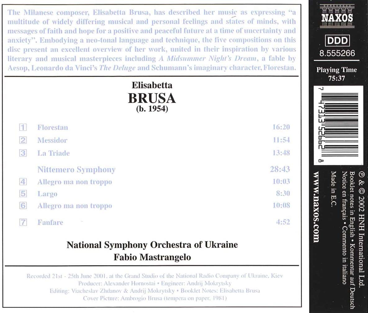 BRUSA: Orchestral Works vol. 1 - slide-1