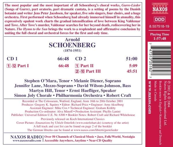 SCHOENBERG: Gurre-Lieder - slide-1