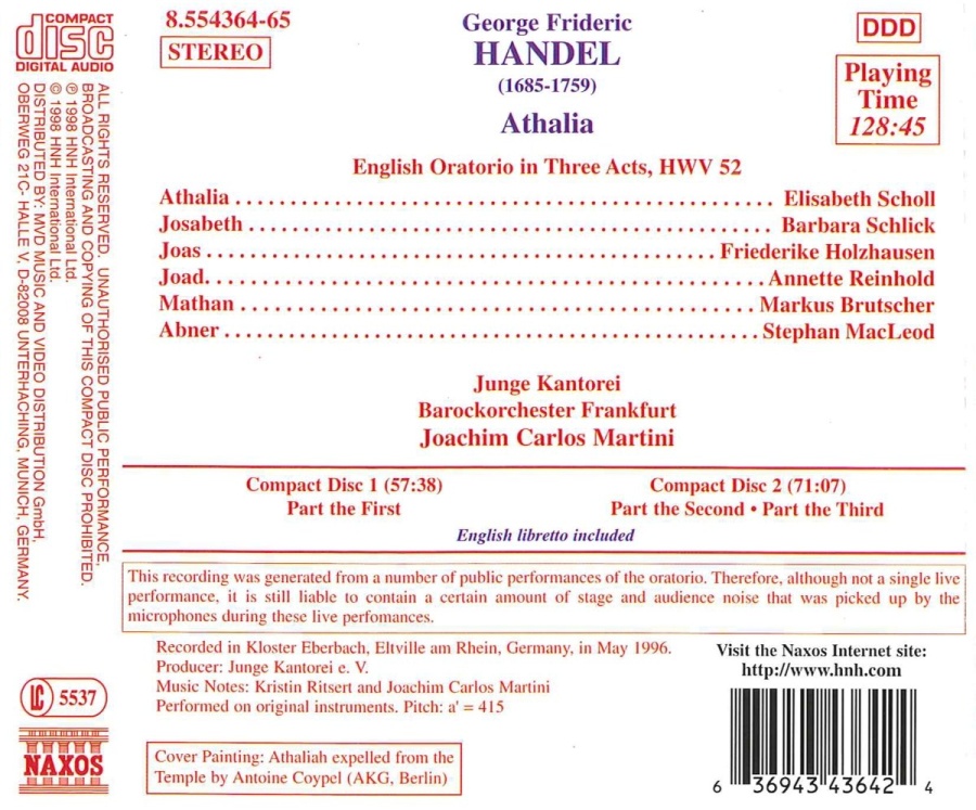 HANDEL: Athalia - slide-1