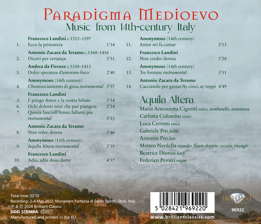 Paradigma Medioevo - Music from 14th-century Italy - slide-1
