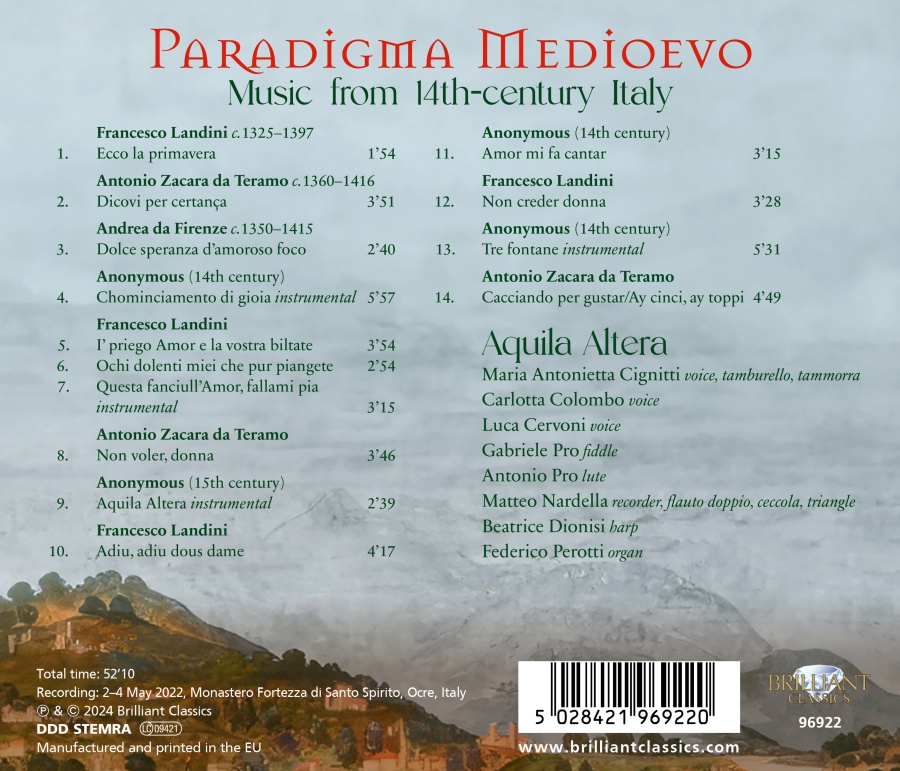 Paradigma Medioevo - Music from 14th-century Italy - slide-1