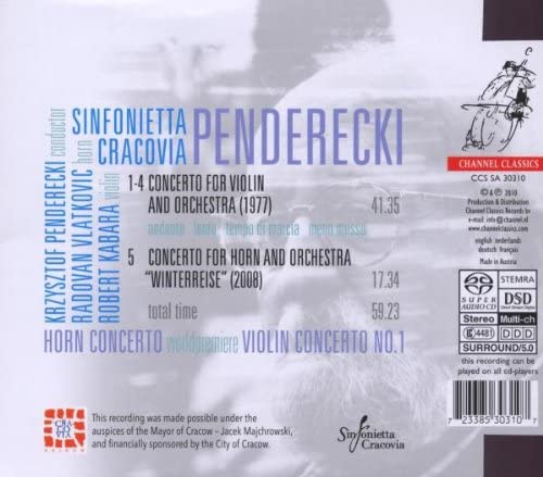 Penderecki: Horn Concerto (światowa premiera fonograficzna), Violin Concerto No.1 - slide-1