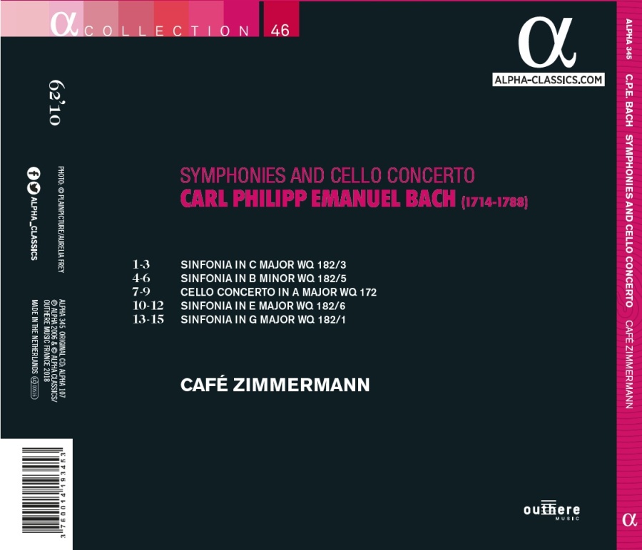 C.P.E. Bach: Symphonies and Cello Concerto - slide-1