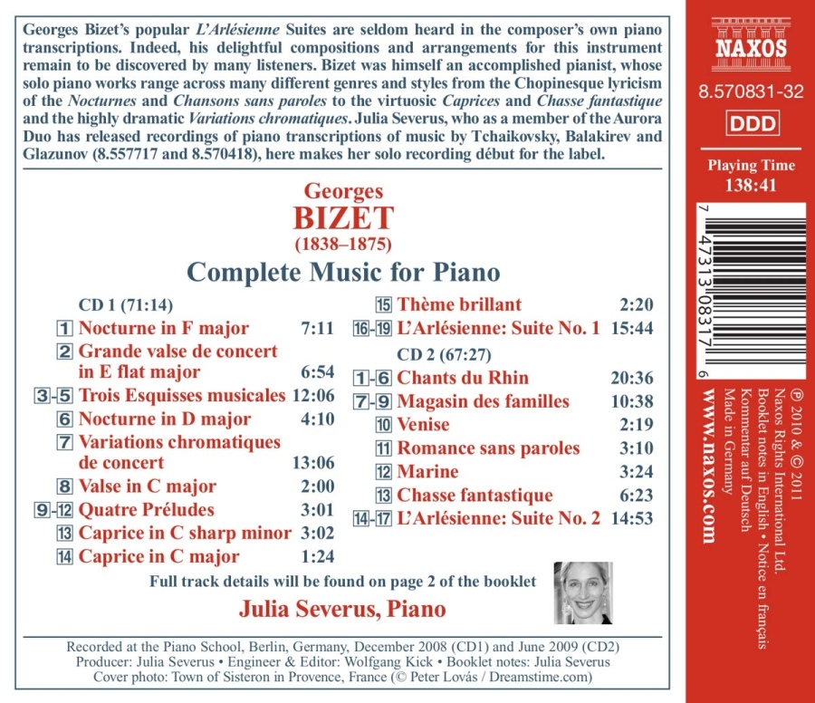 Bizet: Complete Music for Solo Piano - slide-1