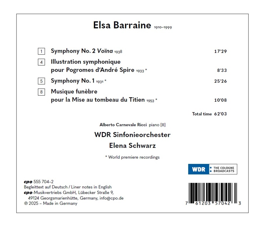 Barraine: Symphonies 1 & 2 - slide-1