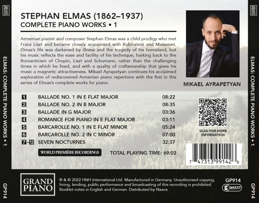 Elmas: Piano Works Vol. 1 - slide-1