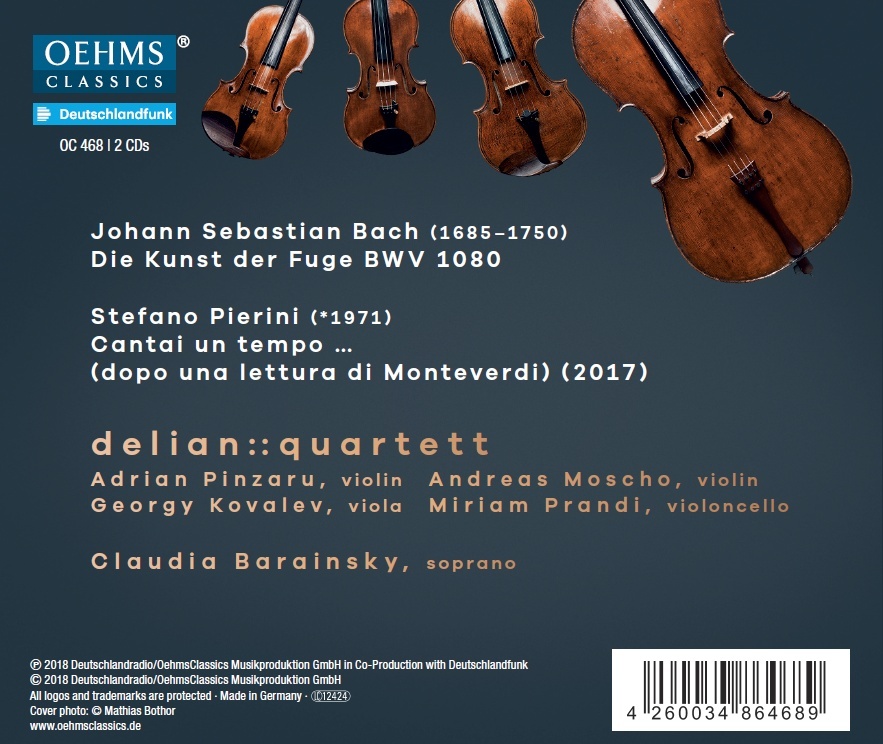 Bach: Die Kunst der Fuge; Pierini: Cantai un tempo - slide-1