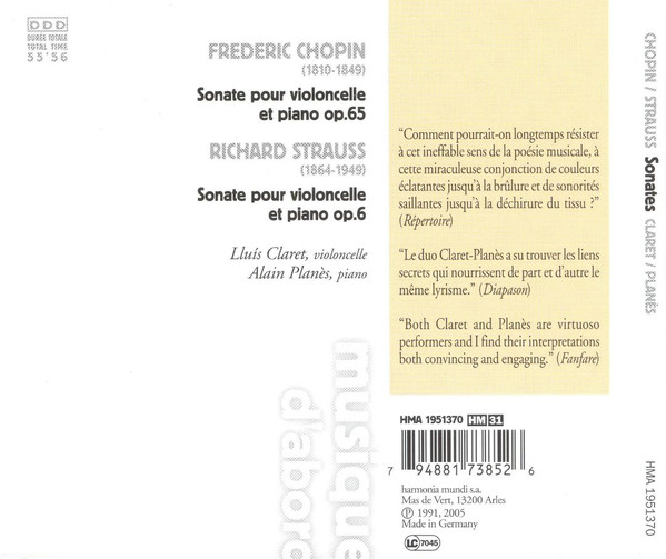 Chopin & Strauss: Sonates pour violoncelle - slide-1
