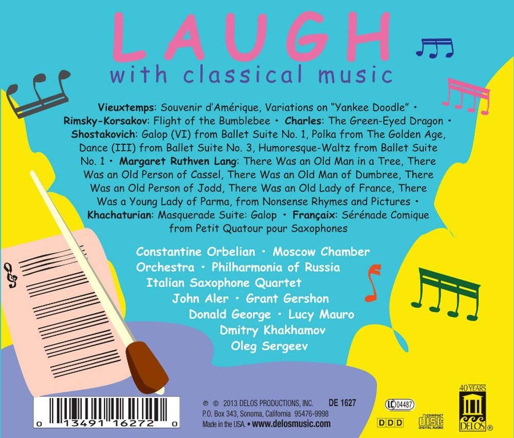 Laugh With Classical Music -  Vieuxtemps, Rimsky-Korsakov, Shostakovich, Khachaturian, Françaix, ... - slide-1