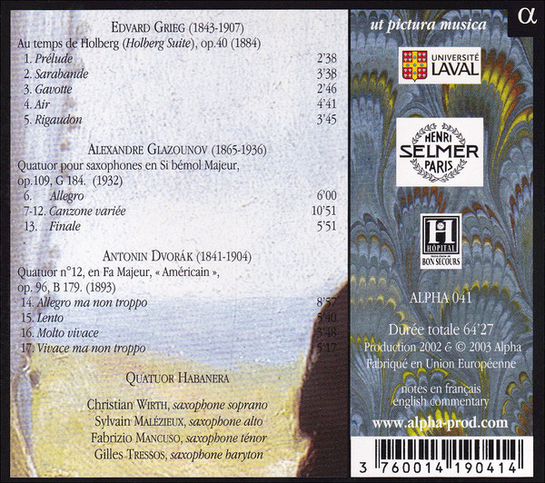 Dvorak / Grieg / Glazunov: Habanera - slide-1