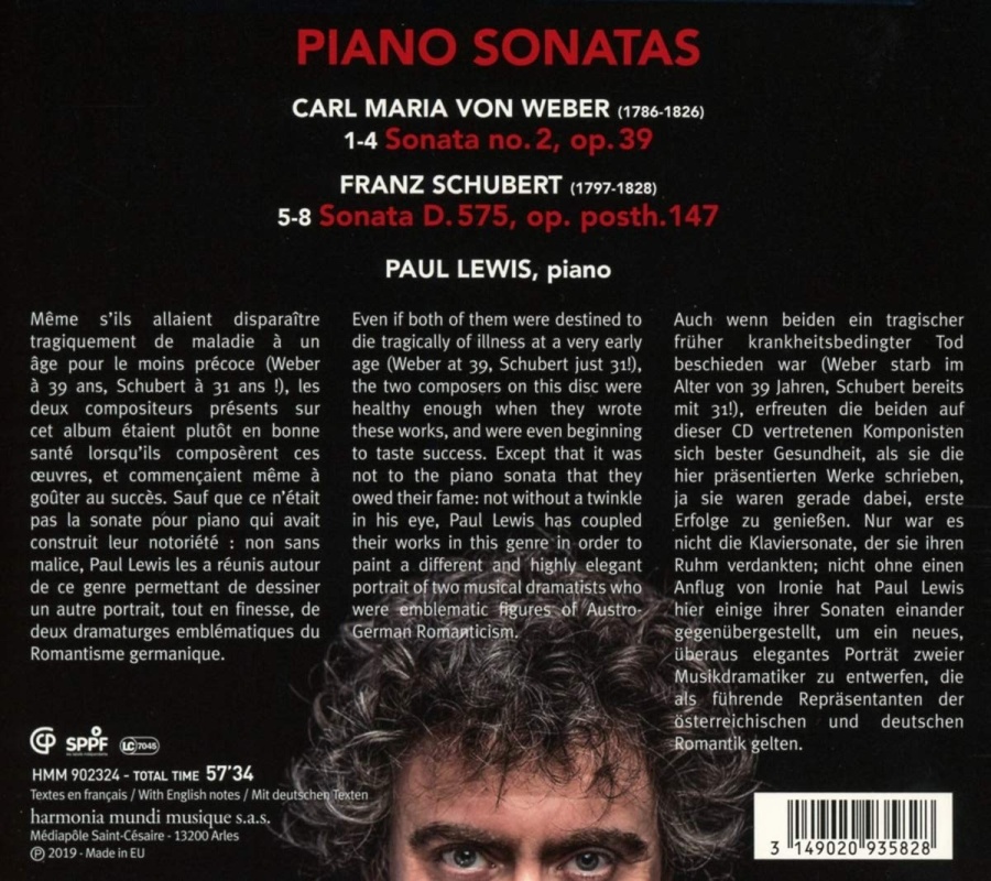 Weber & Schubert: Piano Sonatas - slide-1