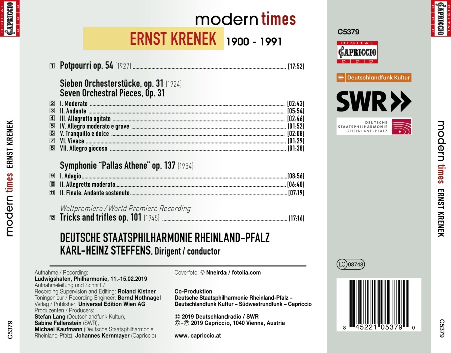 Krenek: Modern Times - slide-1