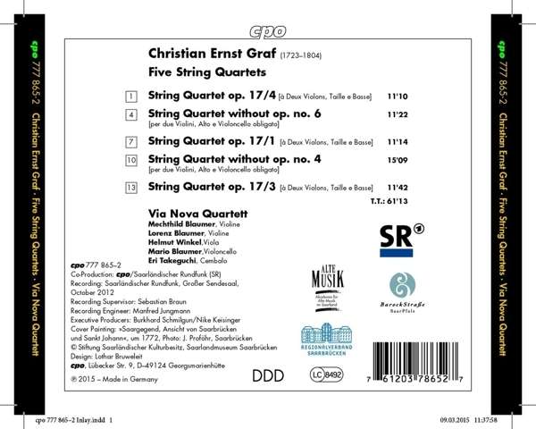 Graf: Five String Quartets - slide-1