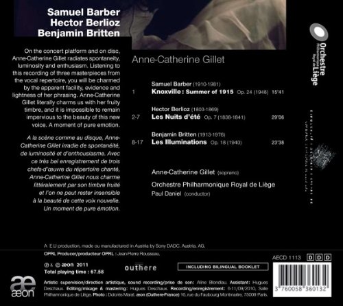 Barber, Berlioz, Britten: Knoxville, Les Nuits - slide-1