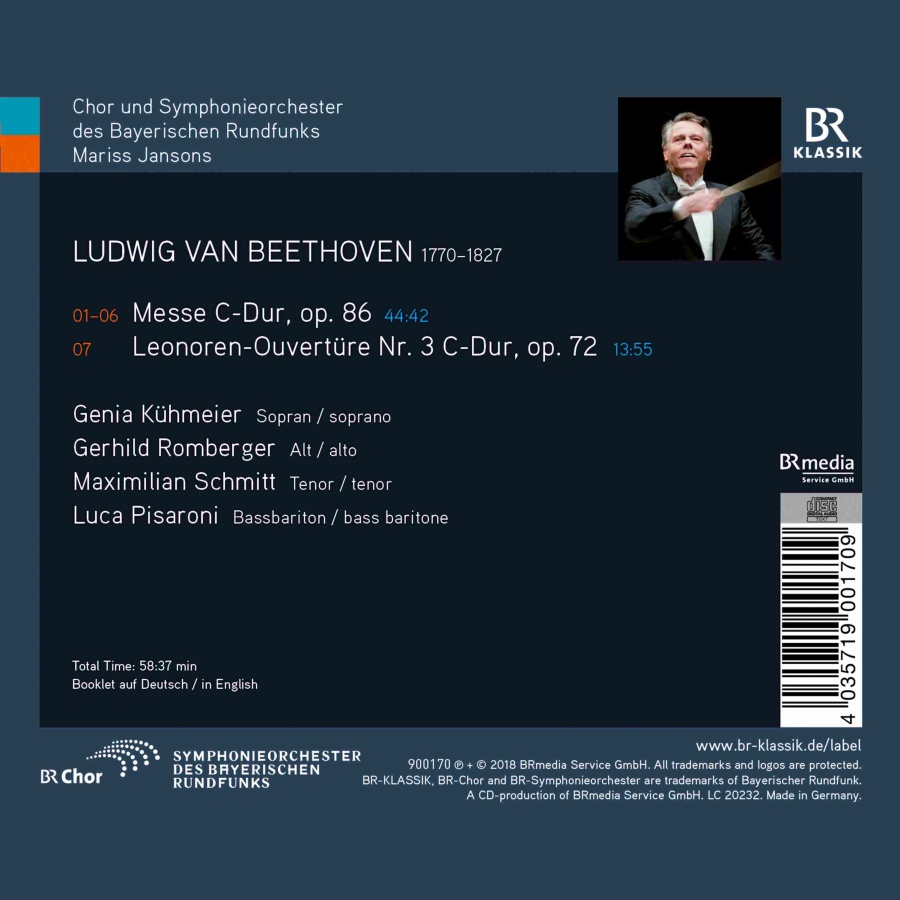 Beethoven: Mass in C Major; Leonore Overture No. 3 - slide-1
