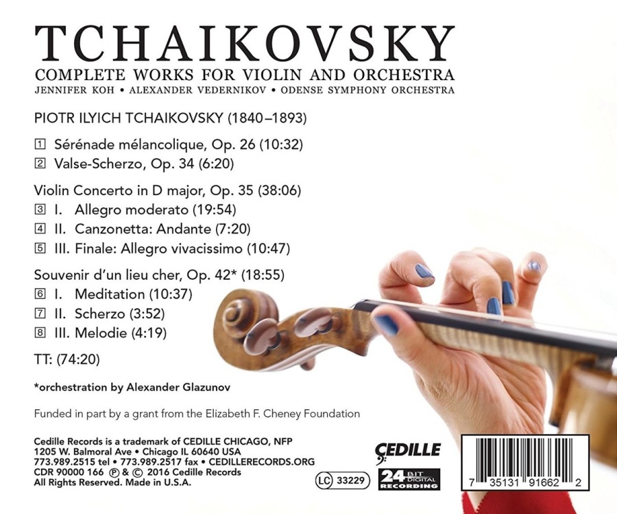 Tchaikovsky: Complete Works for Violin and Orchestra - slide-1