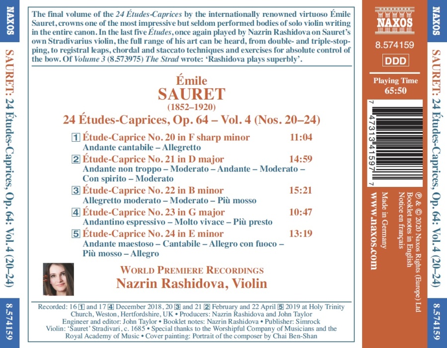 Sauret: 24 Etudes-Caprices Op. 64 Vol. 4 - slide-1