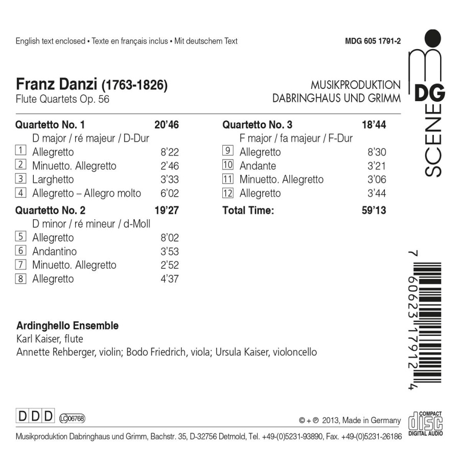 Danzi: Flute Quartets op. 56 - slide-1